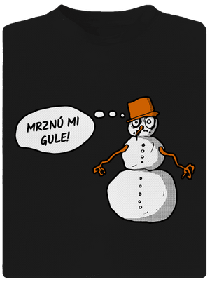 Mrznú mi gule detské športové tričko Black