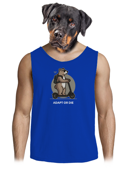 Adapt or die pánske tielko Royal Blue