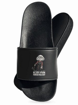 Neklidný bez kafe šľapky Black