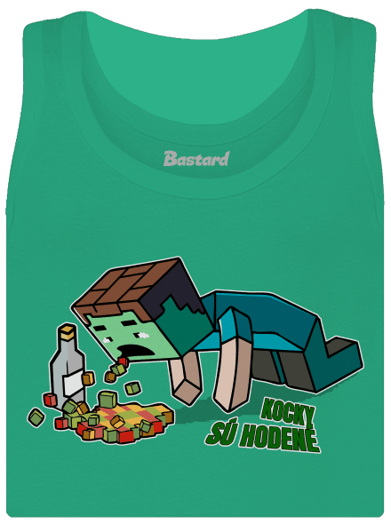 Kocky sú hodené dámske tielko klasické Mint Mal