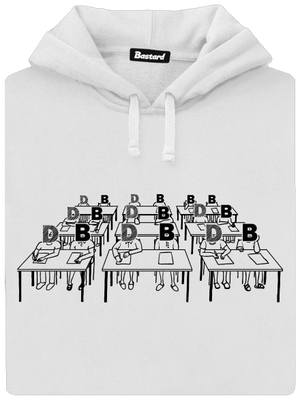 Cimrman: Debil, blbeček dámska mikina klokanka White