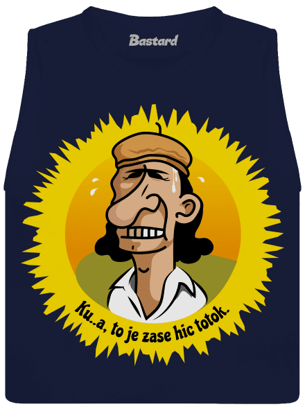 Hic dámske tielko voľné Navy