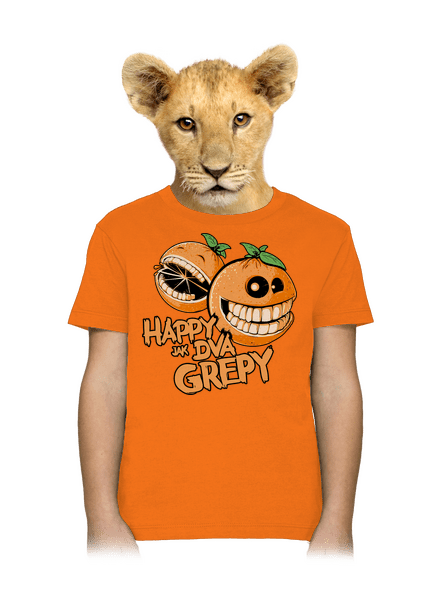Happy grepy detské tričko Orange