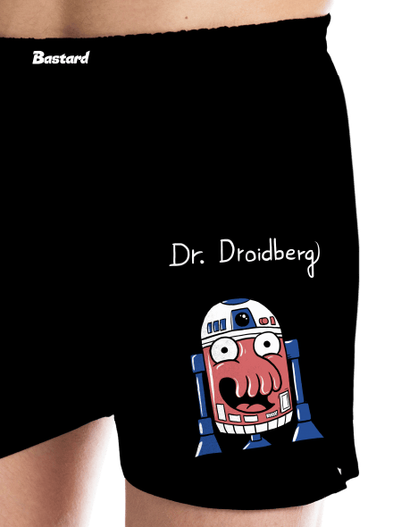 Dr. Droidberg pánske trenky Black
