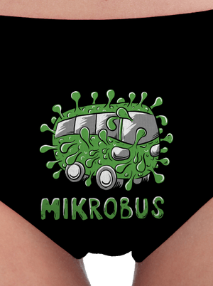 Mikrobus dámske nohavičky Black