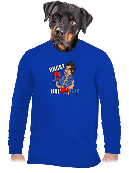 Rocky Bal boa pánske dlhý rukáv Royal Blue