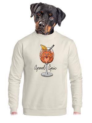 unisex mikina bez kapucne