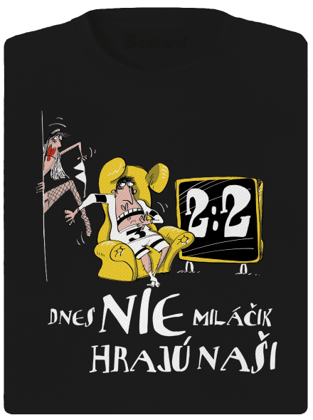 Hrajú naši dámske športové tričko Black
