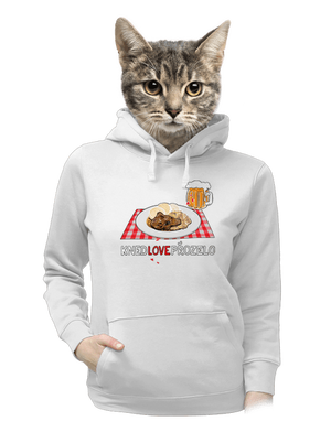 dámska mikina klokanka