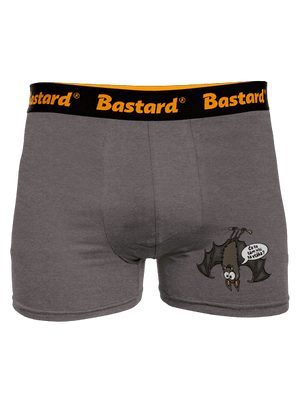 Visiaci netopier boxerky Gray Melange