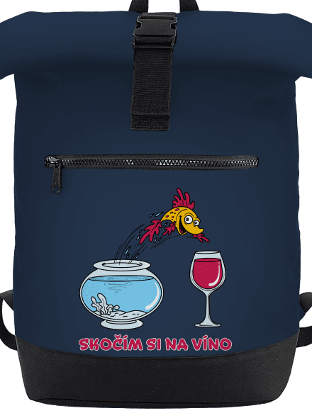 Skočím si na víno batoh French Navy