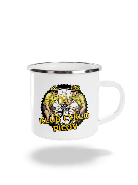 Klub cyklo pičov plecháčik White