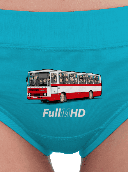 Full MHD dámske nohavičky Turquoise