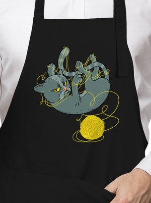 Nevrlý kocúr zástera Black