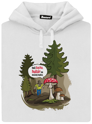 Bacha hubár dámska mikina klokanka White