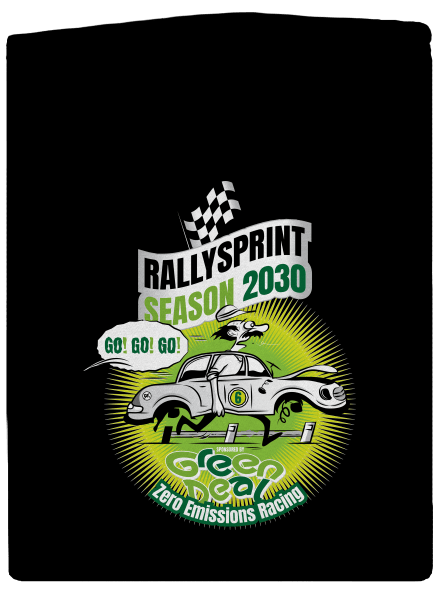 Rallysprint 2030 dámska mikina na zips Black