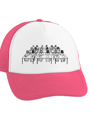 Cimrman: Debil, blbeček šiltovka truckerka Fluorescent Pink cap