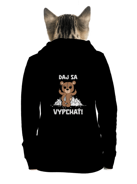 Jdi se vycpat dámska mikina na zips Black
