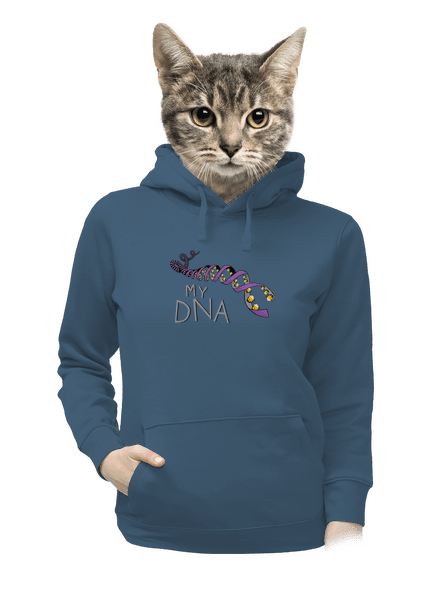 My DNA dámska mikina klokanka Denim
