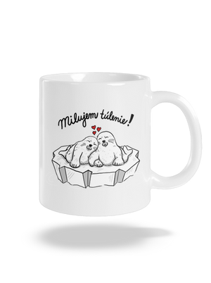 Milujem túlenie klasický hrnček White