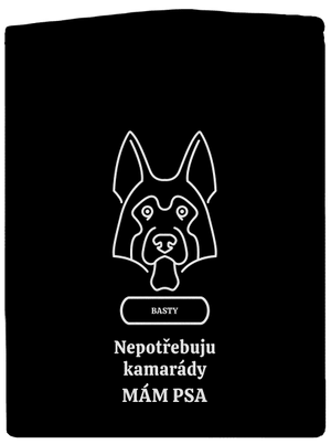 Nemôžem, mám psa dámska mikina na zips Black