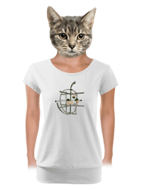 dámske tričko s lemom