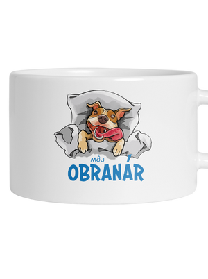 Môj obranár hrnček makronka White