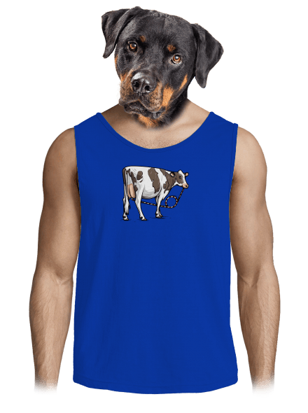 Cow drink pánske tielko Royal Blue