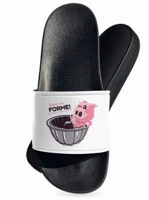 Vo forme šľapky White