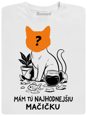 Mám najhodnejšiu mačičku pánske tričko White