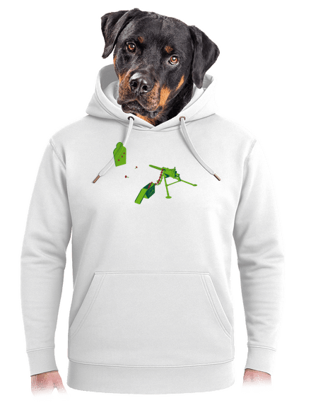 LMG training unisex mikina premium Snowwhite
