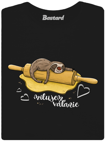 Milujem váľanie dámske tričko Black