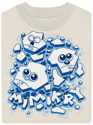 Ľadové mimikry unisex mikina bez kapucne Off White