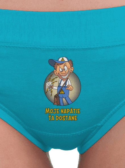 Moje napätie dámske nohavičky Turquoise