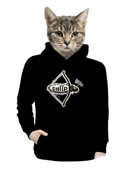 Shííp dámska mikina klokanka Black