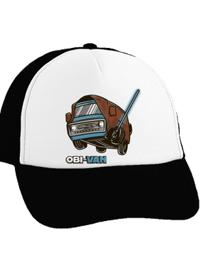 Obi Van šiltovka truckerka Black cap