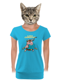 dámske tričko s lemom