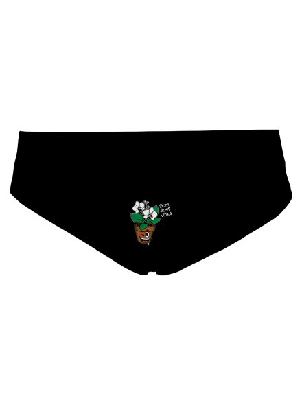 Orchidea a rozprašovač dámske nohavičky Black