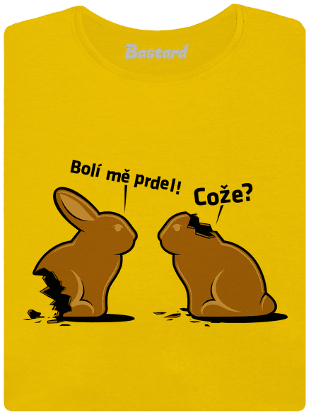 Bolí ma prdel dámske tričko Yellow