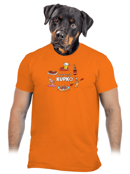 Slovenské kupko pánske tričko Orange