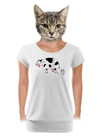 dámske tričko s lemom