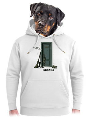 Sexana unisex mikina premium Snowwhite