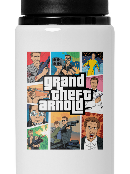 Grand Theft Arnold flaša na vodu White