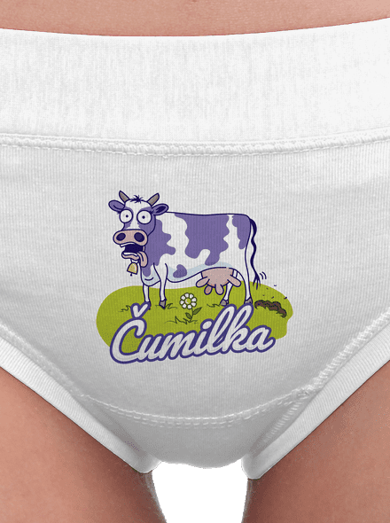 Čumilka dámske nohavičky White