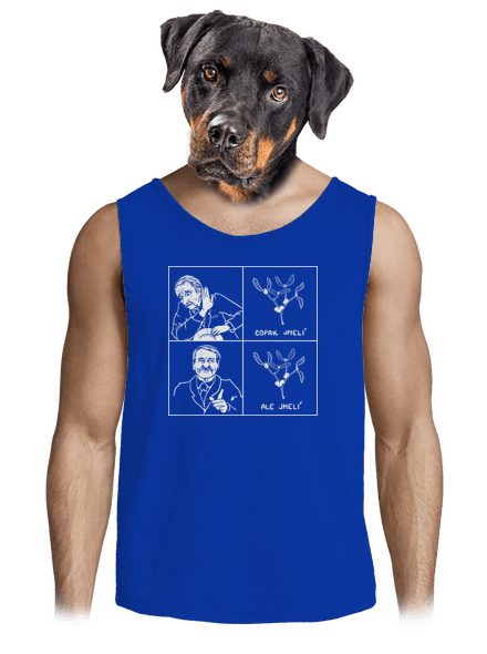 Cimrman: Copak jmelí pánske tielko Royal Blue