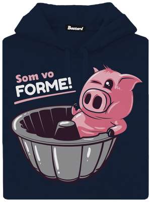 Vo forme pánska mikina klokanka Navy