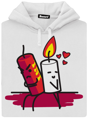 TNT dámska mikina klokanka White