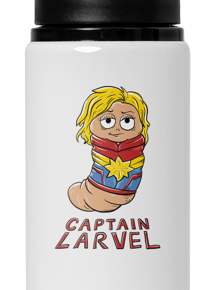 Captain Larvel flaša na vodu White