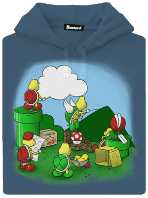 Ako sa stavia nový level? dámska mikina klokanka Denim