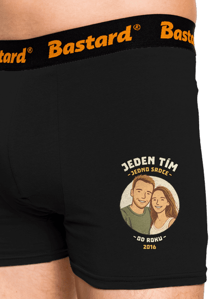 Jeden tím z vlastnej fotky boxerky Black